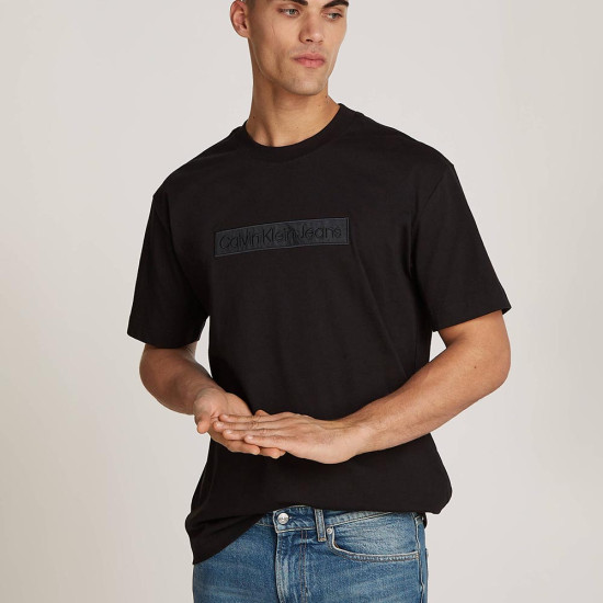 Calvin Klein Ανδρική κοντομάνικη μπλούζα Embroidered Box Tee